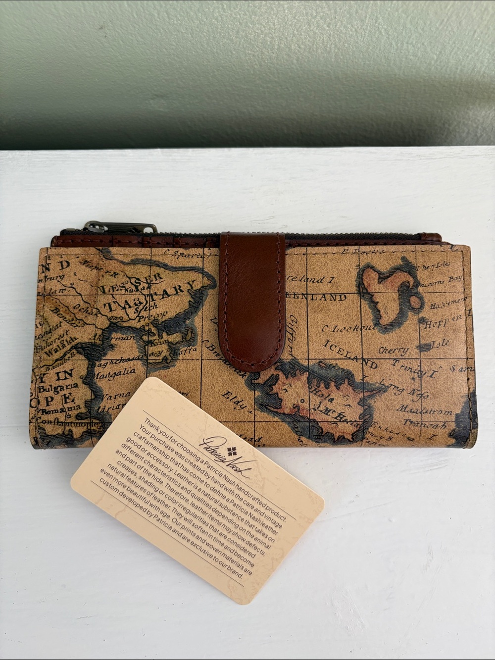 Patricia Nash Nazari leather mini wallet - Picture 2 of 5